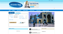 Desktop Screenshot of afghantrips.com